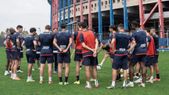 Tensión en Boedo: el plantel amagó con no entrenarse por falta de pago y Moretti prometió saldar la deuda. Tensión en Boedo: el plantel amagó con no entrenarse por falta de pago y Moretti prometió saldar la deuda.