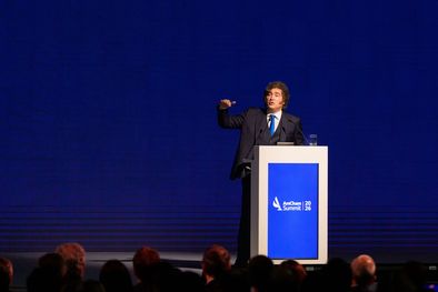 MDZol | Milei habló durante 40 minutos en el evento de AmCham