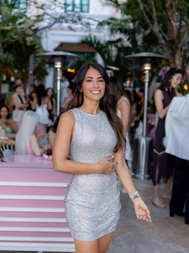 Antonela Roccuzzo lució espléndida en un evento en Miami. Antonela Roccuzzo lució espléndida en un evento en Miami.