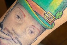 Tatuaje con el que Nenera Godinez inmortalizó a su prometido. Fuente: TikTok Nerea Godinez.