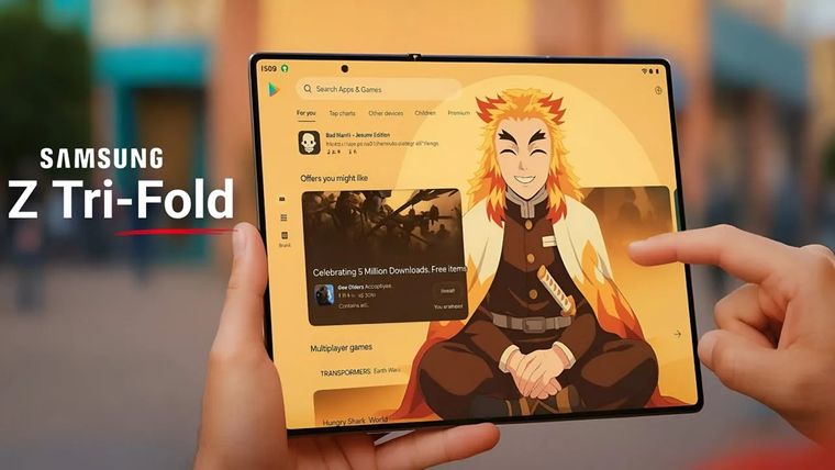 La multitarea del próximo Galaxy Z de Samsung se asemeja a la de una PC. La multitarea del próximo Galaxy Z de Samsung se asemeja a la de una PC.