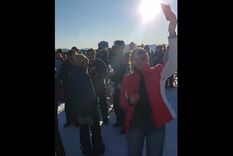 fiesta, nieve y descontrol: videos complican a esquiadores en chapelco