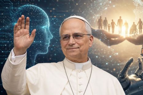 El papa XIV advierte sobre los límites de la inteligencia artificial en el mundo. Foto adn El papa XIV advierte sobre los límites de la inteligencia artificial en el mundo. Foto adn