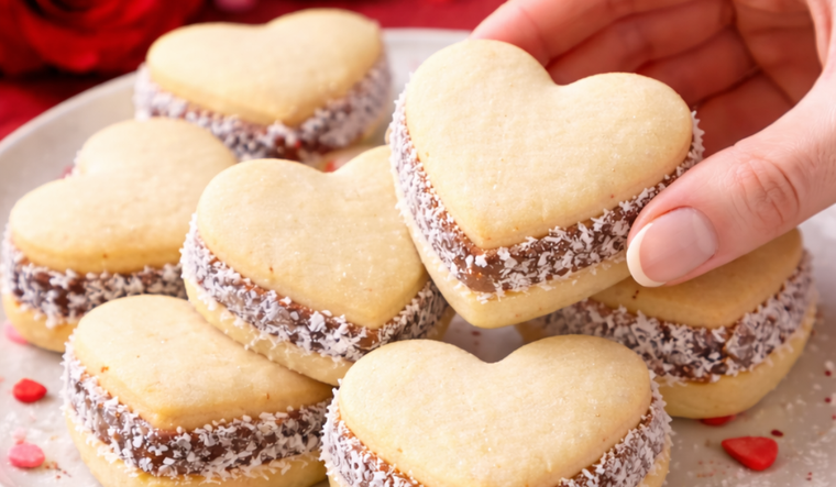 Receta de alfajores de maicena para San Valentín
