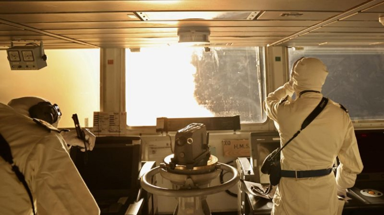 Hasta este jueves, las fuerzas estadounidenses y británicas se habían limitado a interceptar y destruir los drones y misiles lanzados por los hutíes. Foto: EPA