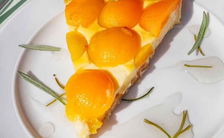 Tarta de durazno Una receta simple y deliciosa de tarta de durazno para hacer en minutos Foto: Shutterstock