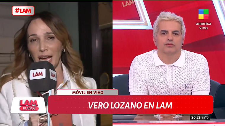Verónica Lozano habló de su futuro en Telefe. Foto: captura de video/ América TV. Verónica Lozano habló de su futuro en Telefe. Foto: captura de video/ América TV. 