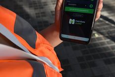 Desde los códigos QR se puede descargar la aplicación SEM Mendoza. Foto: Marcos García