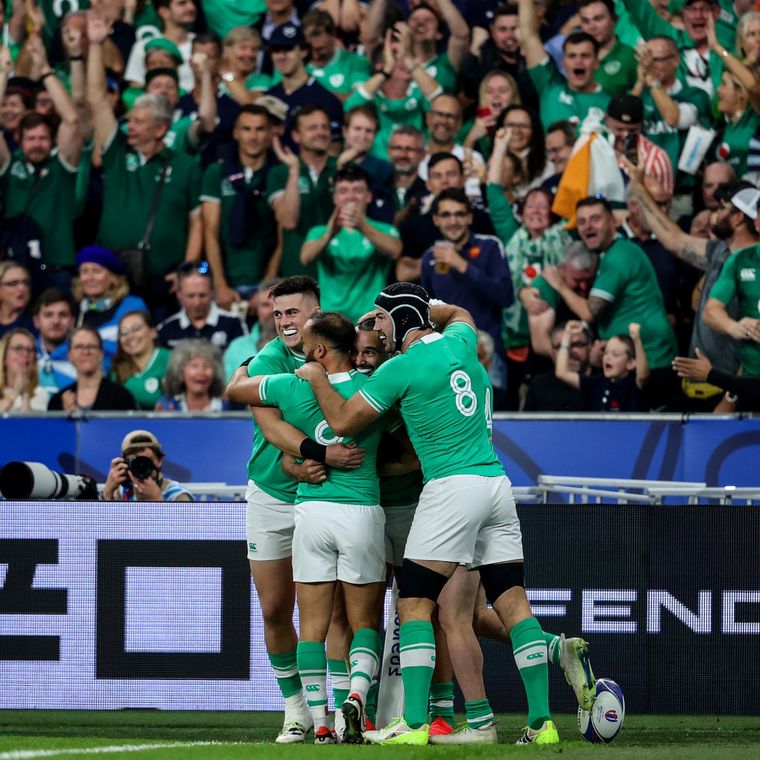 El seleccionado irlandés ganó y sigue invicto en la Copa del Mundo. Foto: @IrishRugby
