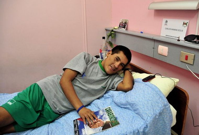 Carlos Mamani, el minero olvidado. Foto: AFP