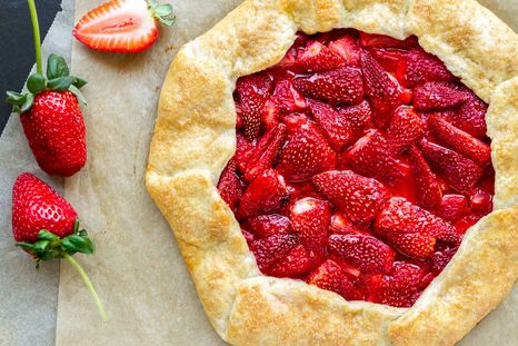La galette de frutilla más rica. La galette de frutilla más rica.
