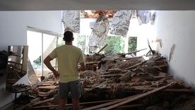 Daños en Israel, provocados por misiles de Irán, durante la reciente guerra. Foto Efe.