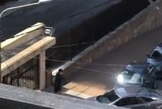 Las imágenes fueron registradas por un vecino