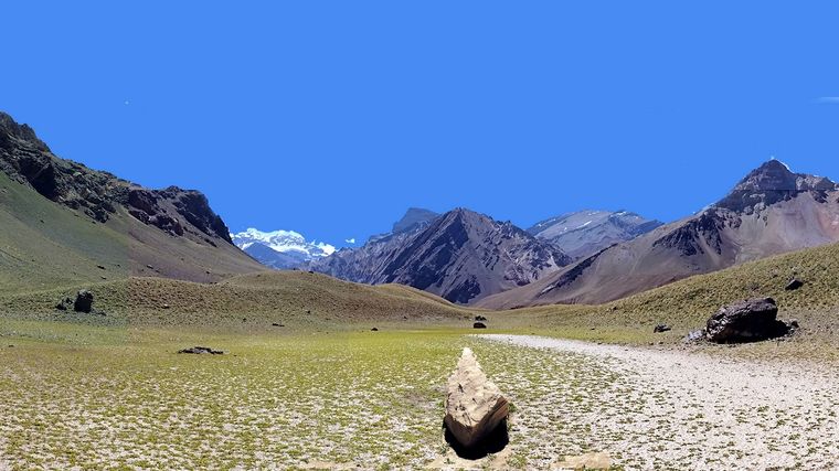 El espacio sagrado en la quebrada de Horcones. Foto: Miguel Doura.