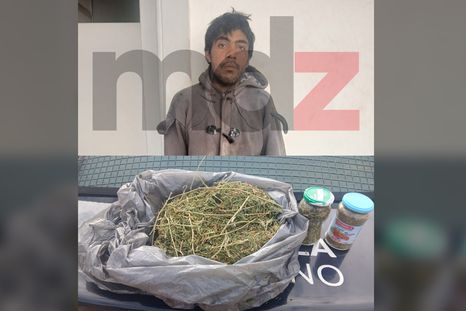 Mauro Bordón Fuentes, el changarín descubierto con marihuana en Las Heras. Mauro Bordón Fuentes, el changarín descubierto con marihuana en Las Heras.