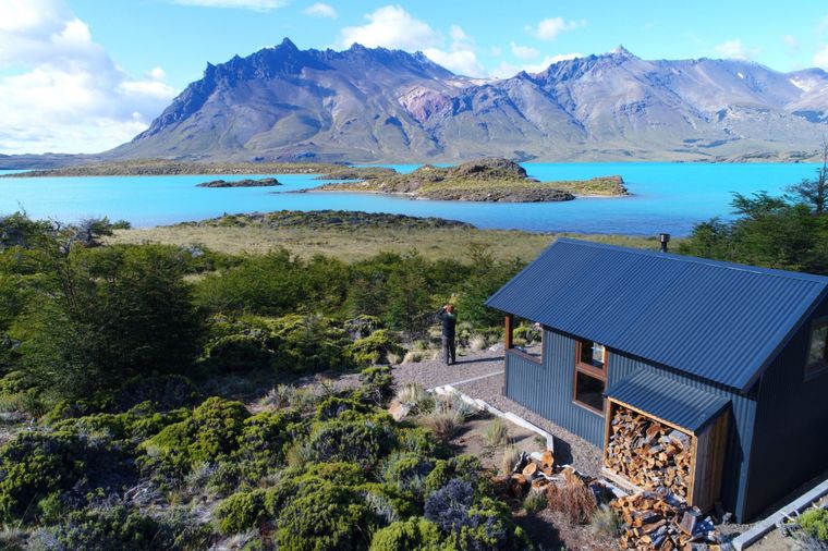 El alberque de voluntarios en el Parque Nacional Perito Moreno. Foto: Parques Nacionales