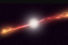 Aunque no son idénticas, las colisiones dentro del gas en caída en los agujeros negros son similares a las que los científicos crean utilizando campos magnéticos intensos. Foto: DPA&nbsp;