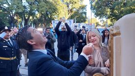 Peti Lombardi y Casado, juntos en la Legislatura.