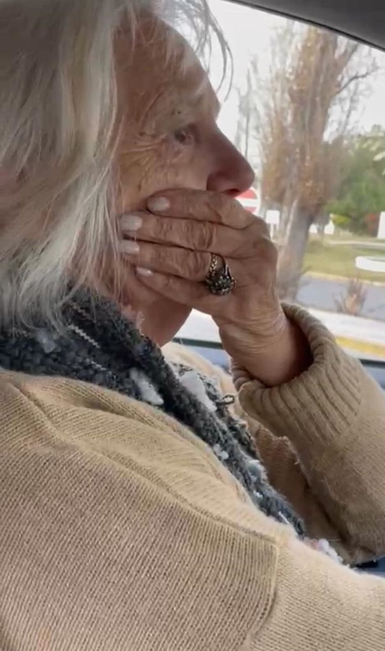 La abu Marta fue víctima de una broma y se hizo viral en Tik Tok