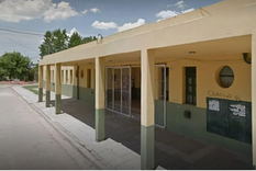 La escuela en la que da clases la maestra. Foto: NA La escuela en la que da clases la maestra. Foto: NA