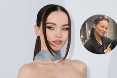 La famosa no dudó en portar los colores. Créditos: X La famosa no dudó en portar los colores. Créditos: X