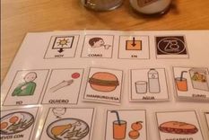 El proyecto presentado en la Legislatura Provincial busca que en los comercios gastronómicos se incluyan los pictogramas Foto: Gentileza