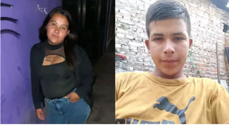 La acusada y la víctima Foto: gentileza