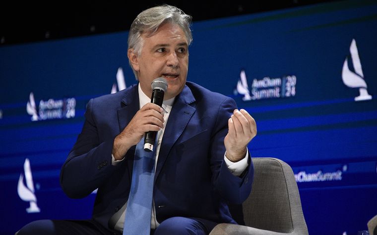 El gobernador de Córdoba volvió a apoyar la Ley Bases impulsada por Javier Milei. Foto: Juan Mateo Aberastain / MDZ