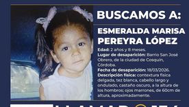 alerta sofia en cordoba: desesperada busqueda de esmeralda, la nena de 2 anos desaparecida en cosquin alerta sofia en cordoba: desesperada busqueda de esmeralda, la nena de 2 anos desaparecida en cosquin