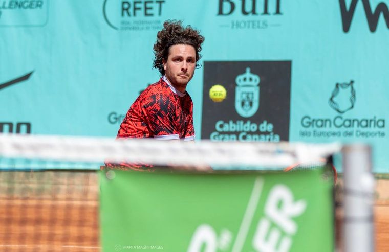 Marco Trungelliti, el último argentino que venció a Carlos Alcaraz Foto: Federación de Tenis de la Gran Canaria