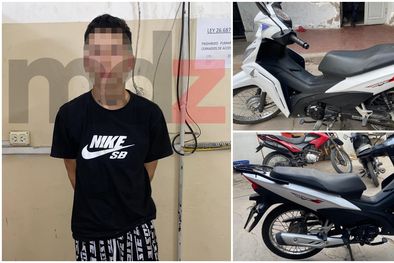 MDZol | El adolescente que conducía la Honda Wave con pedido de secuestro.  Foto: MDZ.