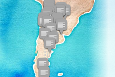 el mapa con todos los cierres de listas del pais