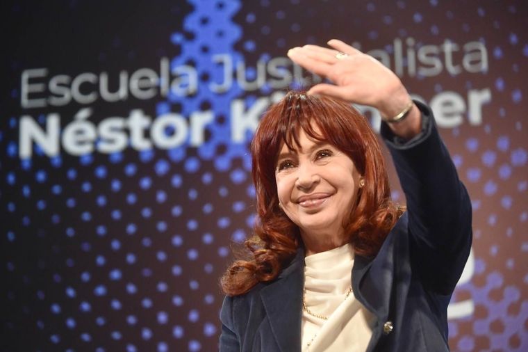 La vicepresidenta expone luego de la derrota de UxP en las PASO Foto: Prensa Cristina Fernández de Kirchner