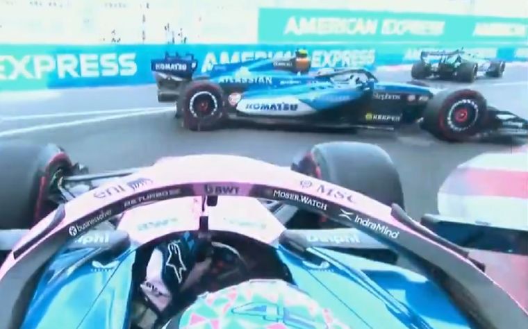 Franco Colapinto y Carlos Sainz tuvieron un contacto en las vueltas finales del Gran Premio de Mónaco.