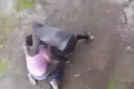 El intento de robo ocurrió en la intersección de 16 y 67, a metros del Parque Saavedra.  Foto: Captura de pantalla