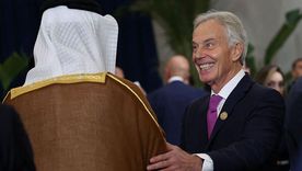Tony Blair en una reunión sobre la guerra de Gaza celebrada en octubre pasado en Egipto.