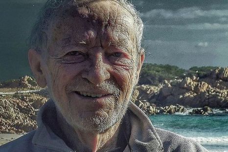 Mauro Morandi es conocido como el Robinson Crusoe de Italia. Foto: CORTESÍA MAURO MORANDI