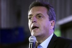 Sergio Massa baja sostuvo que la convocatoria institucional tendrá como eje diez asuntos de Estado sin que la propuesta esté sujeta a los resultados electorales. Foto: Prensa Diputados