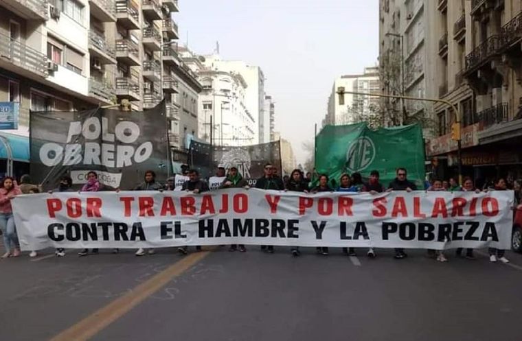 El Fiscal Ernesto de Aragón elevó a juicio una causa iniciada por dirigentes piqueteros en Córdoba por obstruir la circulación durante la Marcha contra el Hambre en abril pasado Foto: Facebook CTA Autónoma Córdoba