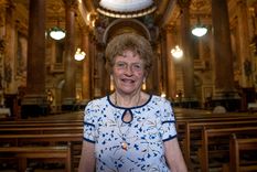 Arminda conoció a Jorge Mario Bergoglio en la Basílica de San José de Flores Foto: Julián Volpe / MDZ