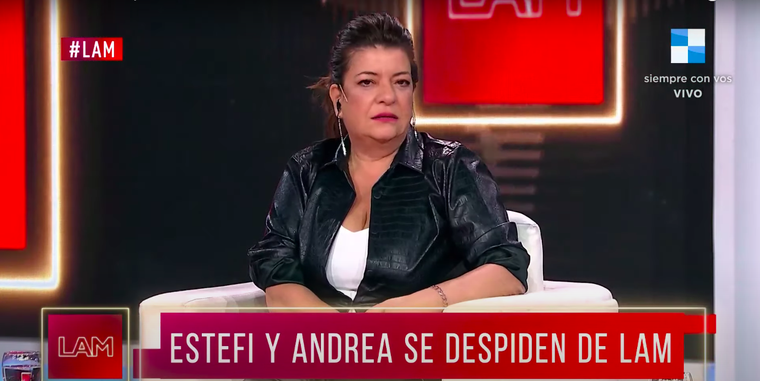 Andrea Taboada habló de su desvinculación de LAM.