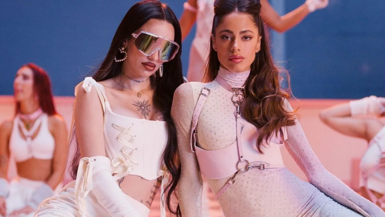 Este fue el gesto de Tini que sorprendió a La Joaqui Tini y La Joaqui Foto: Instagram