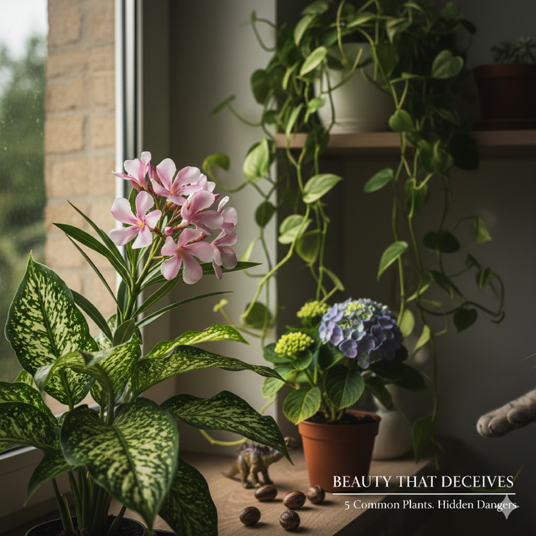 Hay que tener cuidado con algunas plantas. Fuente: IA Gemini.