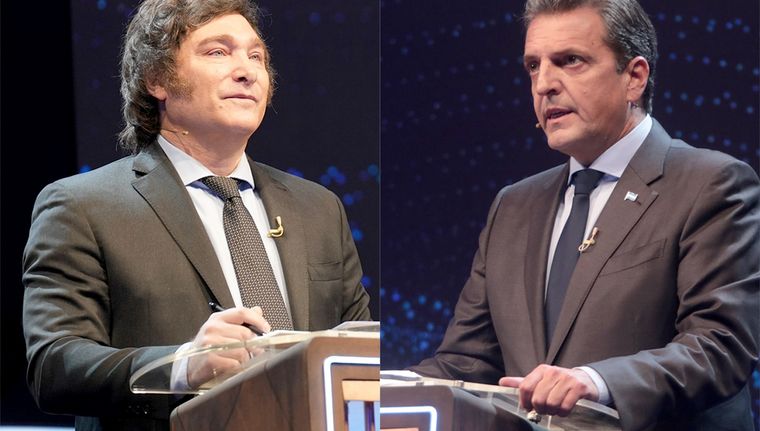 El debate del domingo último entre Javier Milei y Sergio Massa sigue dando que hablar. Foto: CNE