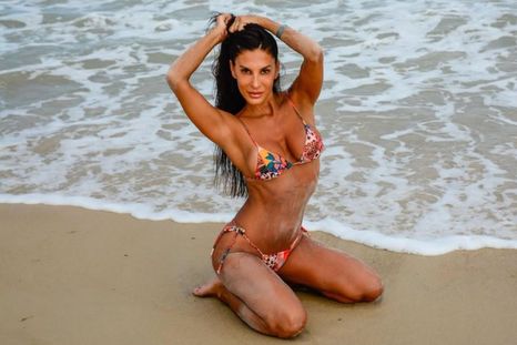 Silvina Escudero, modelo. Silvina Escudero, modelo.