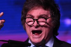 Javier Milei continúa con su sistemática embestida contra el periodismo. Foto: Télam.