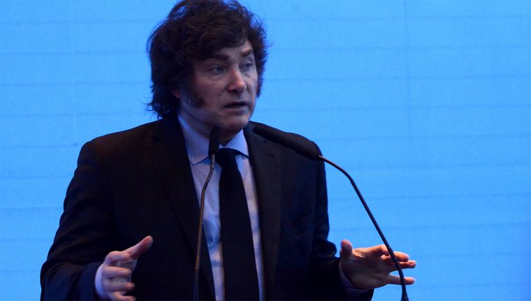 Milei fue el orador de cierre en el IEFA Latam Forum Foto: Juan Mateo Aberastain/MDZ