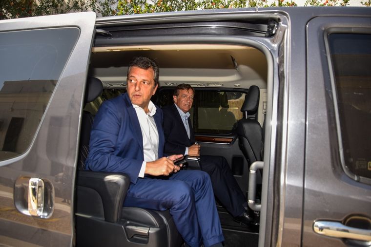 Sergio Massa y Rodolfo Suarez