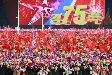 MDZol | Los norcoreanos celebran el 9 de septiembre la fundación de su nación. Foto: KCNA/REUTERS