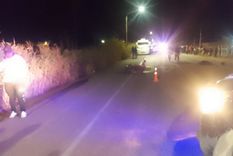 El accidente se registró en el carril Chimbas de San Martín